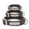 Customized Dog Collars Genuine Leather