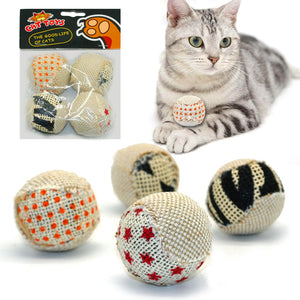 4pcs/pack Ball Cat Toy