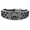 2" Wide Spiked Studded Leather