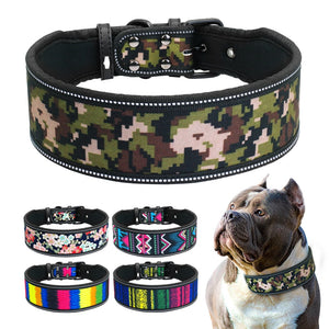 Reflective Nylon Dog Collar