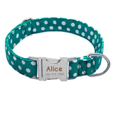 Personalized Nylon Puppy Dog Collar