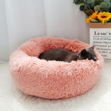 Long Plush Cat Bed