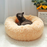 Long Plush Cat Bed